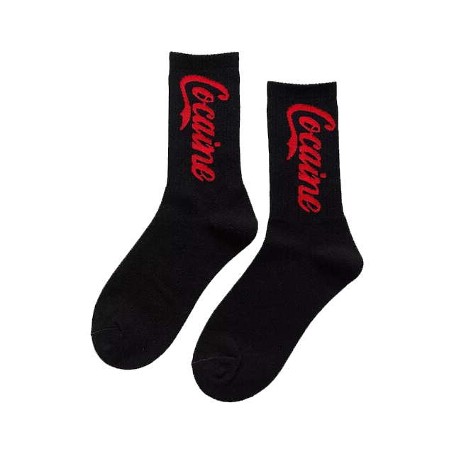 Cocaine Socks black Rave Beirut