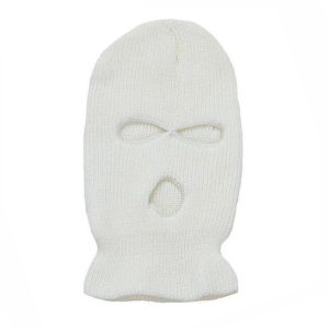 balaclava mask in white from rave beirut - lebanon