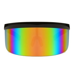 Oversized Mask Glasses front Rainbow - Sunglasses in Beirut - Rave Beirut - Lebanon